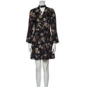 Derek Lam 10 Crosby Floral A-Line Dress